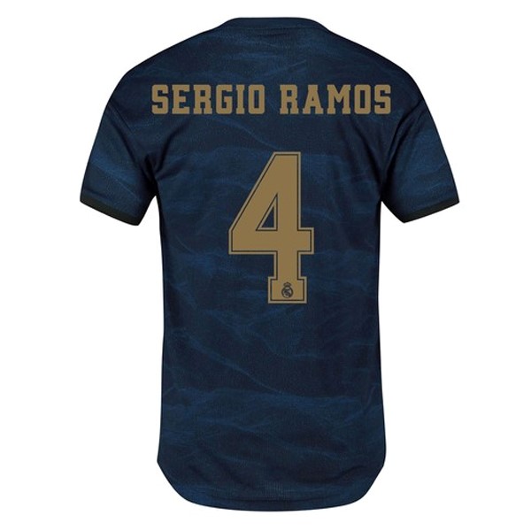 Camiseta Real Madrid NO.4 Sergio Ramos 2ª Kit 2019 2020 Azul